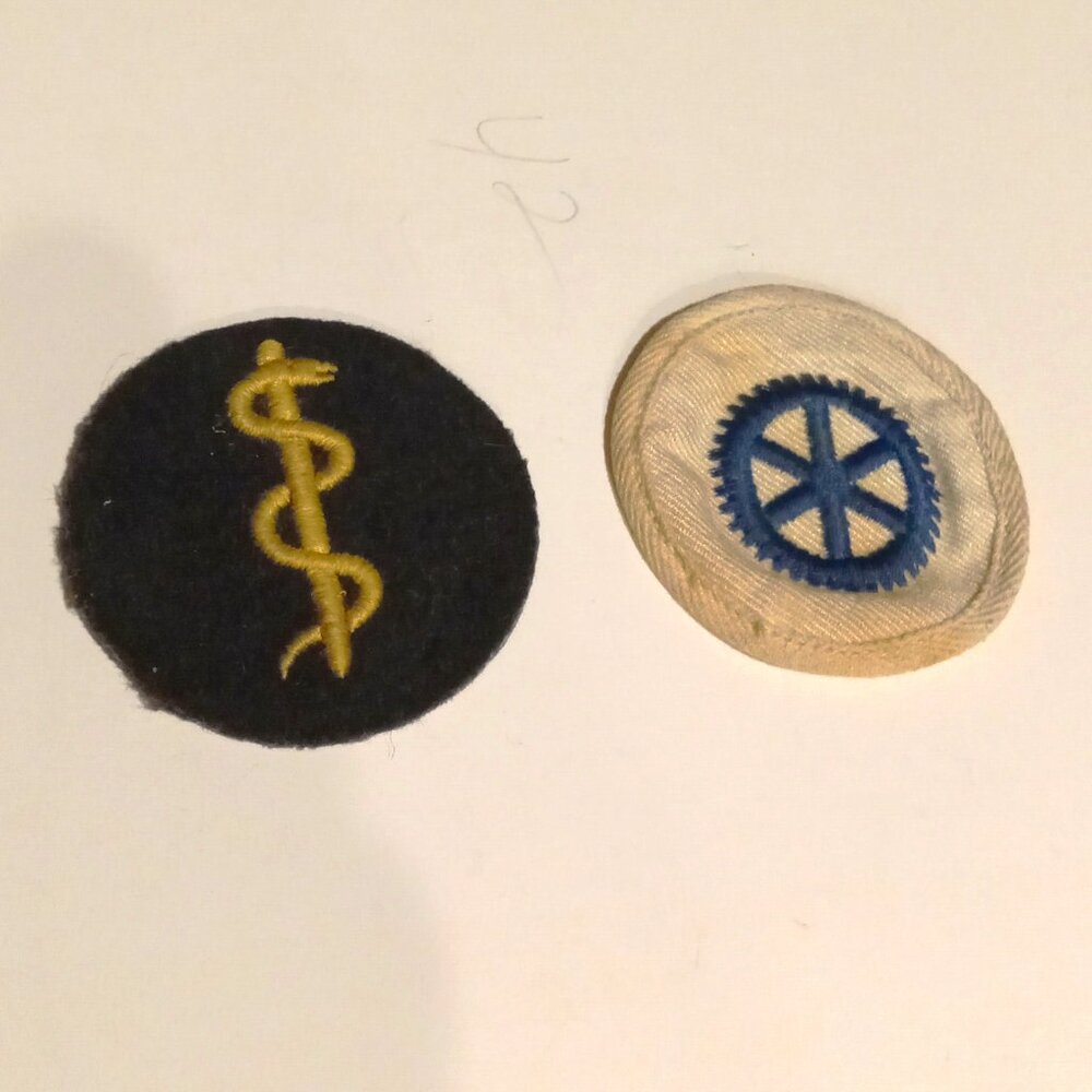 2 WWII GERMAN PATCHES